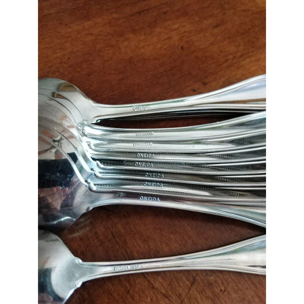 Lot of 10x Oneida AMERICAN HARMONY / ARBOR Table Dinner Spoon 7.3